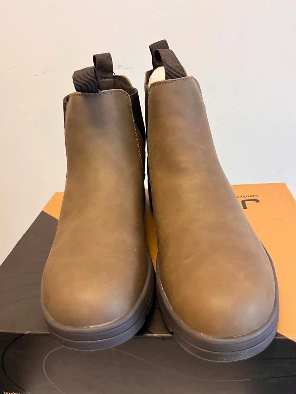 JBU by Jambu Men's Kerry Dark Brown Chelsea Boots Size 9 - P1